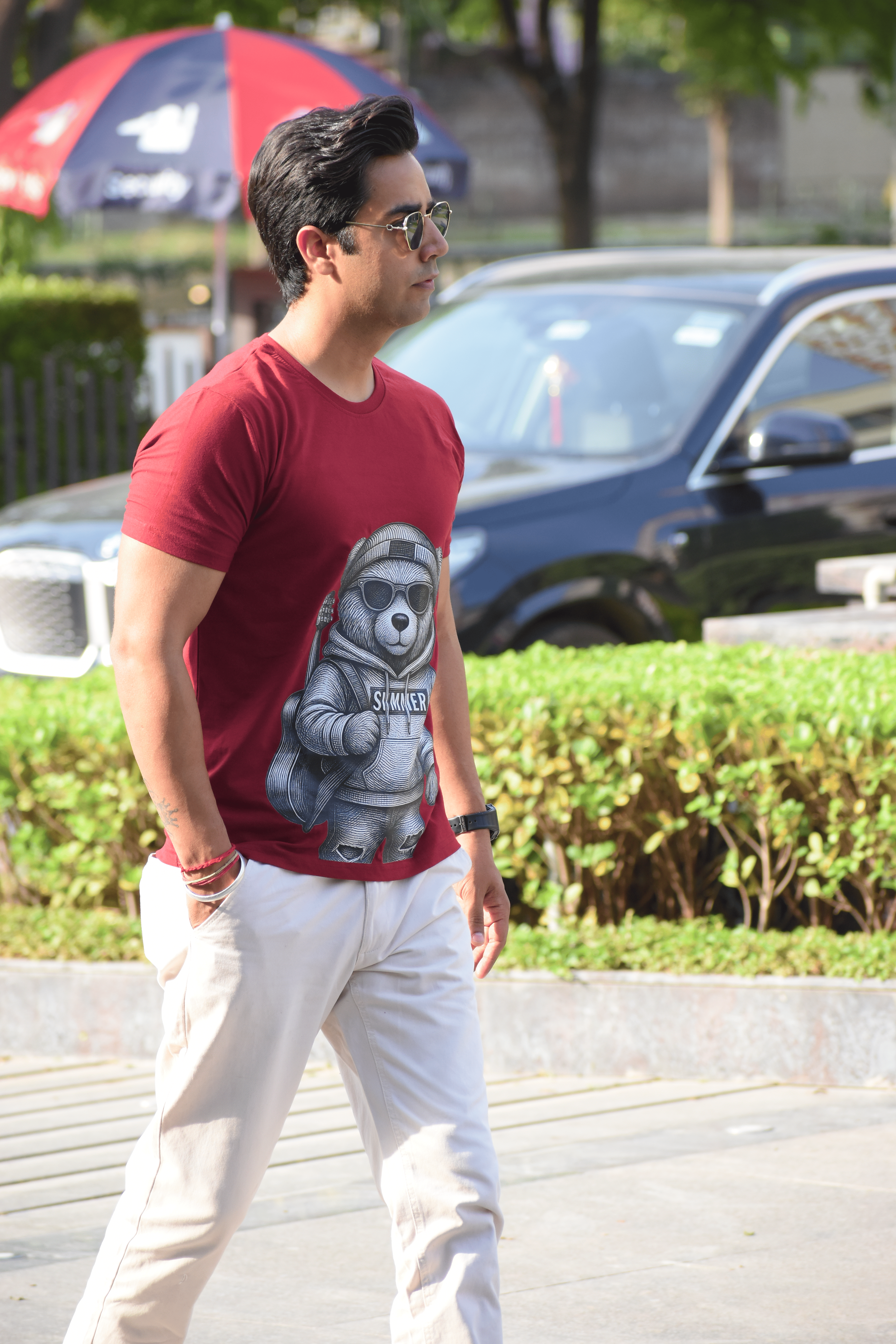 Ultra-Soft Polo Cotton T-Shirt - 210 GSM PC Bio Washed Regular Tee