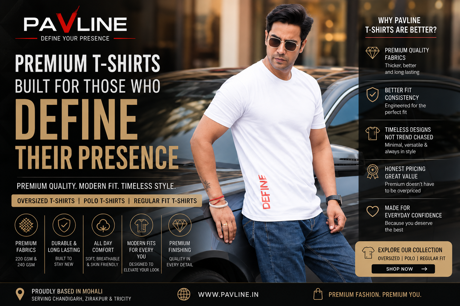 premium t shirts India