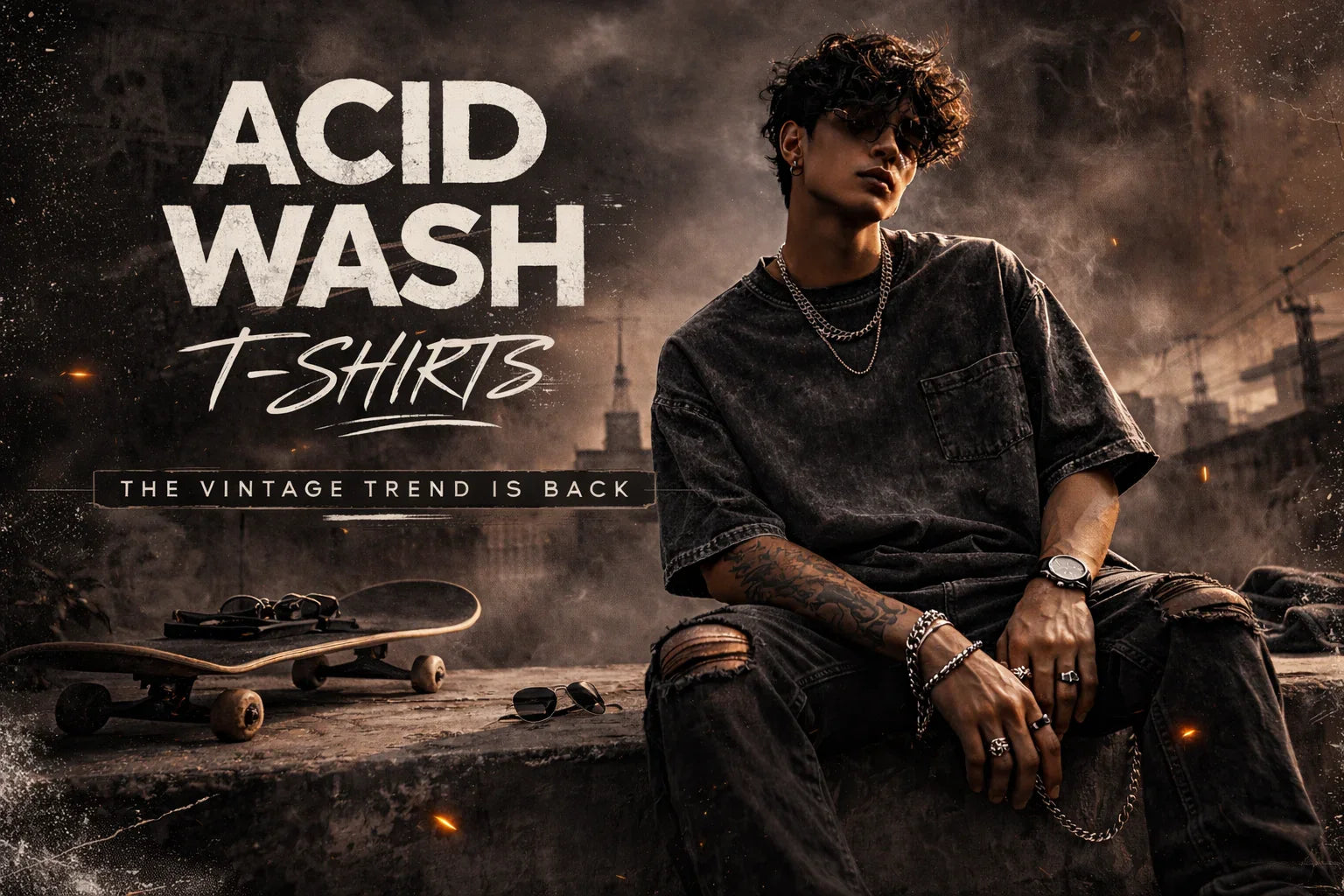Acid Wash T-Shirts: The Vintage Trend Making a Powerful Comeback
