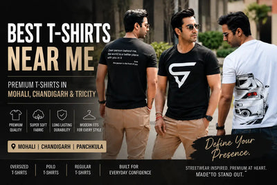 Best T-Shirts Near Me – Discover Premium T-Shirts in Mohali, Chandigarh & Tricity