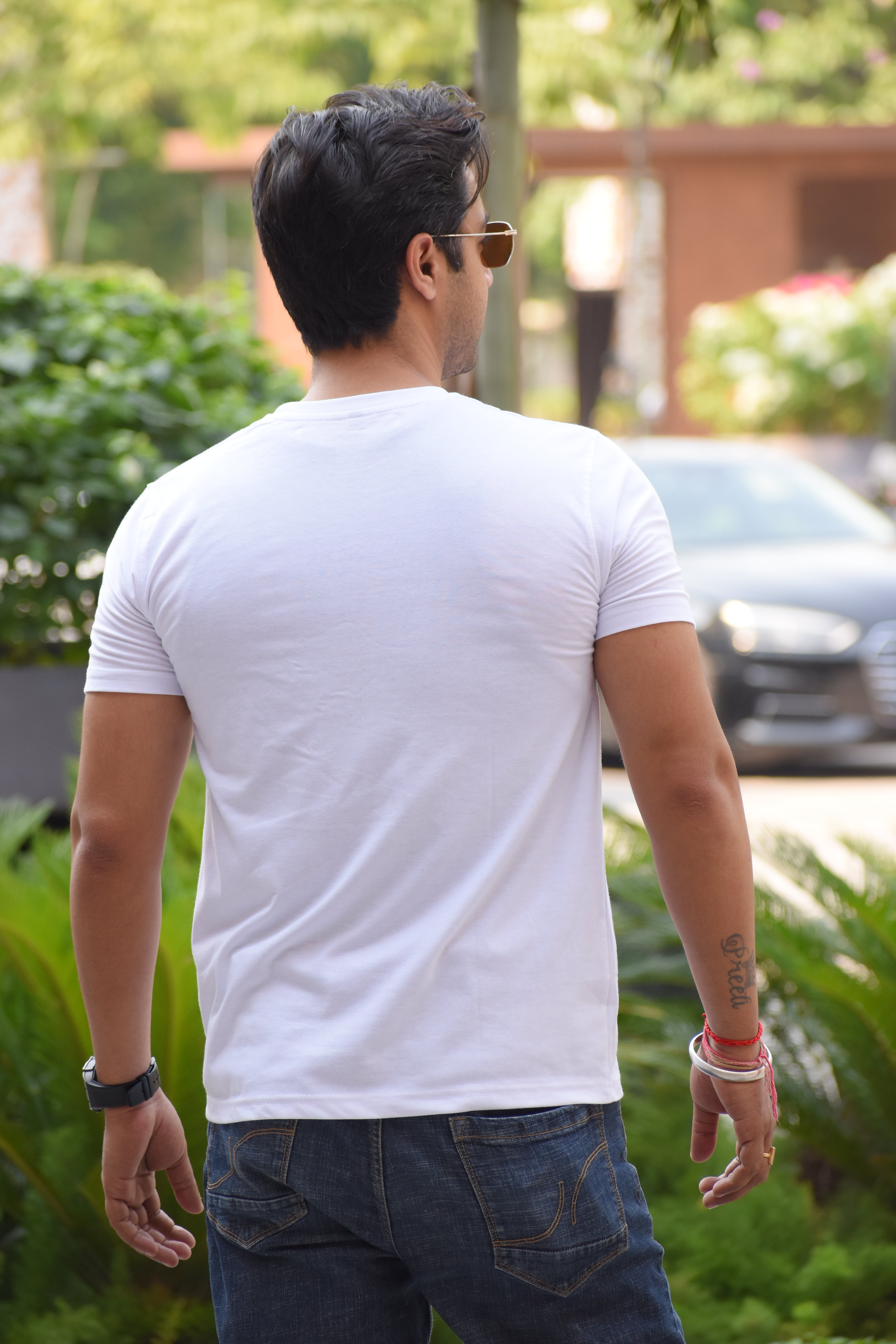 Pavline Core Logo Tee - Premium Bio-Wash Cotton T-Shirt in Maroon