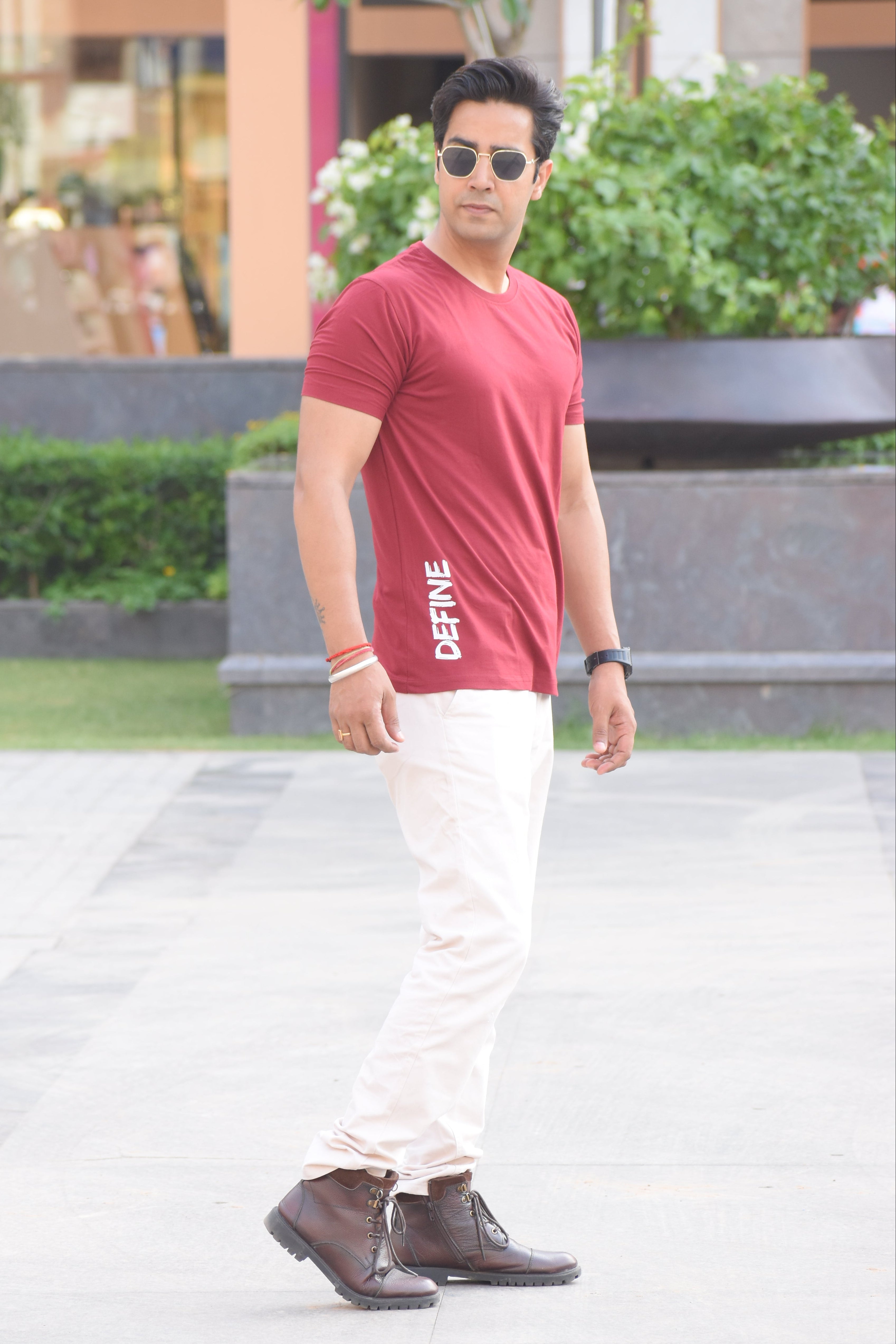 Pavline DEFINE Street Machine Tee - Premium Cotton Streetwear T-Shirt