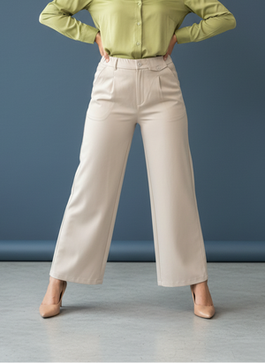 Korean Wide-Leg Trousers