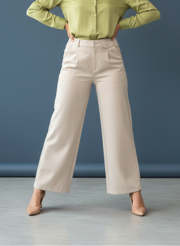 Korean Wide-Leg Trousers
