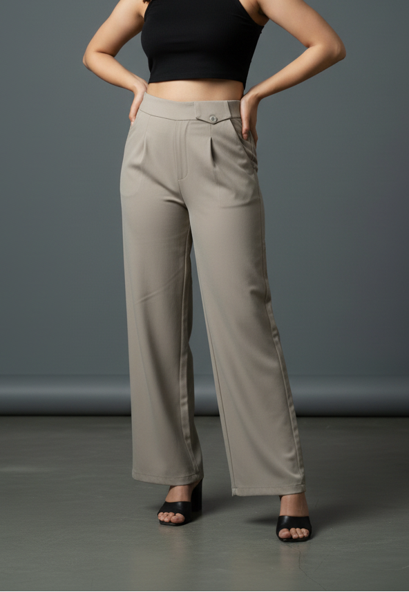Korean Wide-Leg Trousers