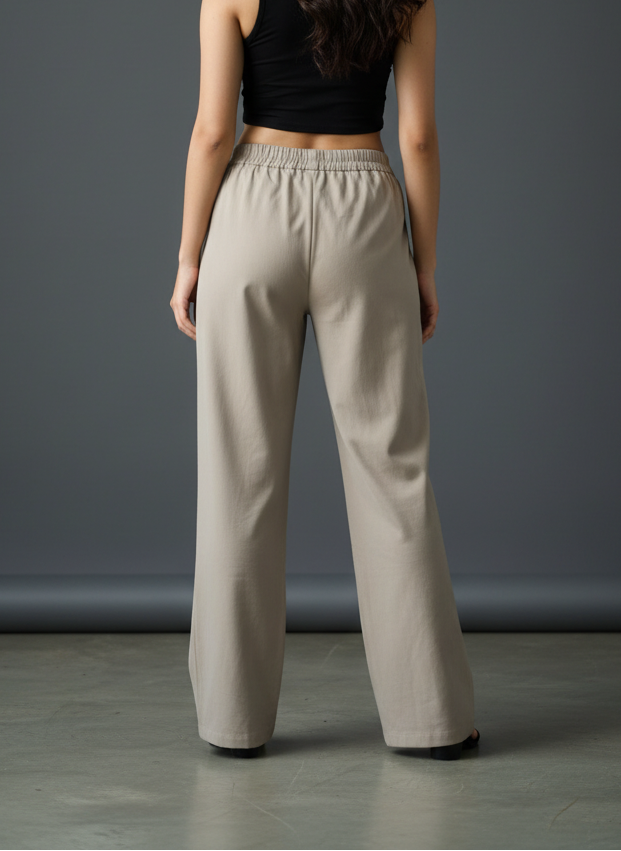 Korean Wide-Leg Trousers