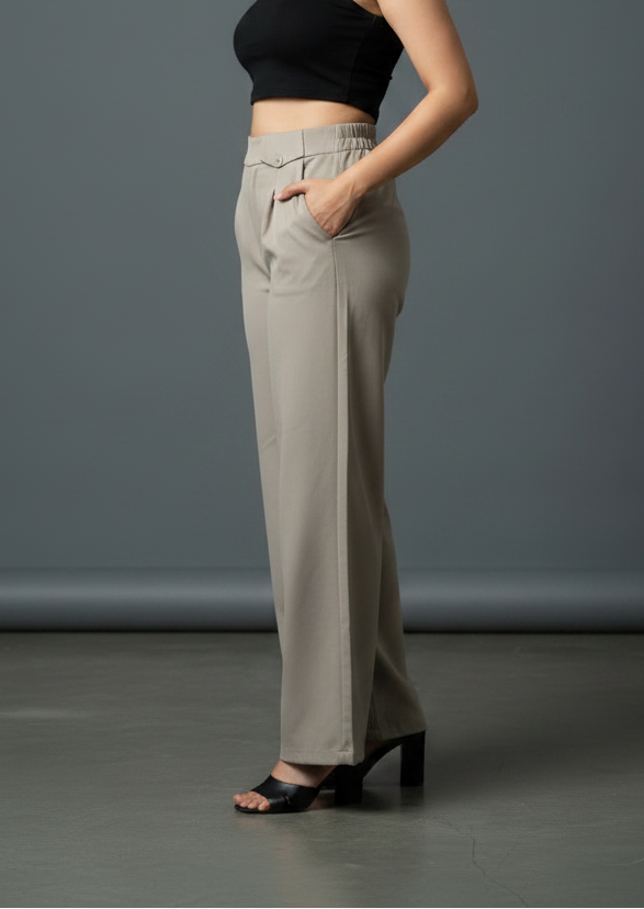 Korean Wide-Leg Trousers