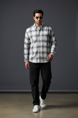 Men's Premium Brushed Cotton Check Shirt