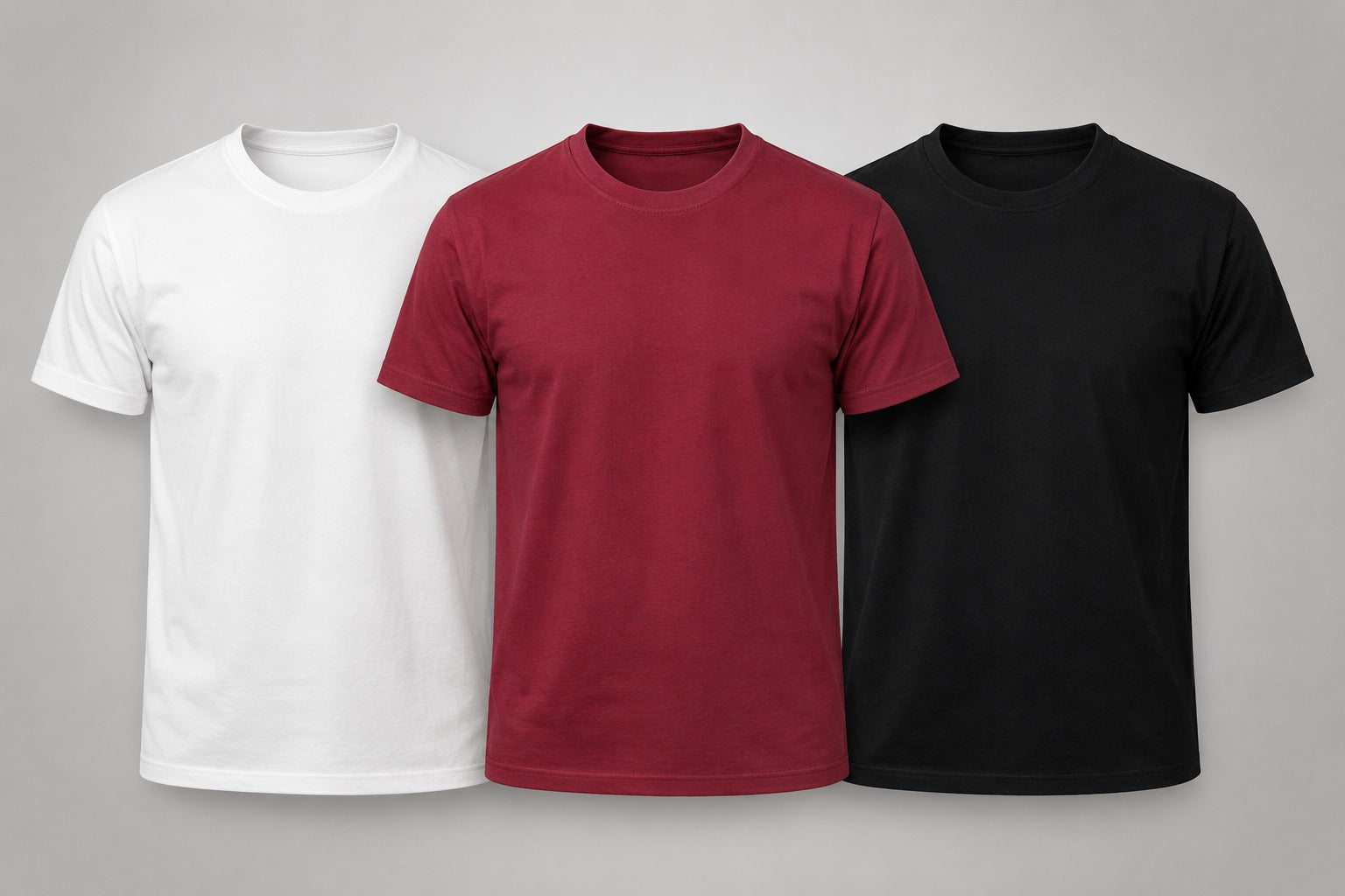 Premium Bio-Washed Cotton T-Shirt | Ultra-Soft Breathable Casual Tee Combo of 3